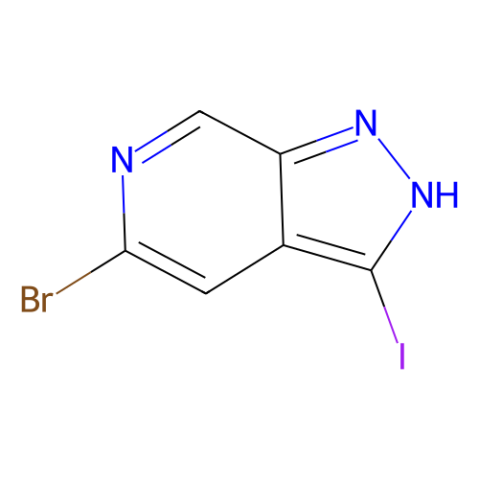 aladdin 阿拉丁 B480109 5-溴-3-碘-1H-吡唑并[3,4-c]吡啶 1357947-08-0 96%