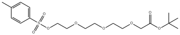 aladdin 阿拉丁 T587389 2-(2-(2-(2-(对甲苯磺酰氧基)乙氧基)乙氧基)乙氧基)乙酸叔丁酯 1530778-24-5 95%