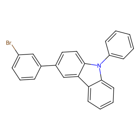 aladdin 阿拉丁 B405363 3-(3-溴苯基)-9-苯基-9H-咔唑 854952-59-3 98%