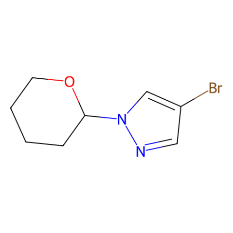 aladdin 阿拉丁 B186760 4-溴-1-(四氢-2H-吡喃-2-基)-1H-吡唑 82099-98-7 98%