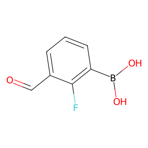 aladdin 阿拉丁 F139317 2-氟-3-甲酰基苯基硼酸(含不同量的酸酐) 849061-98-9 ≥95%