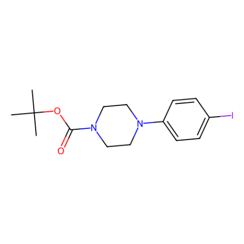 aladdin 阿拉丁 B181676 4-(4-碘苯基)四氢-1(2H)-吡嗪羧酸叔丁酯 151978-66-4 95%