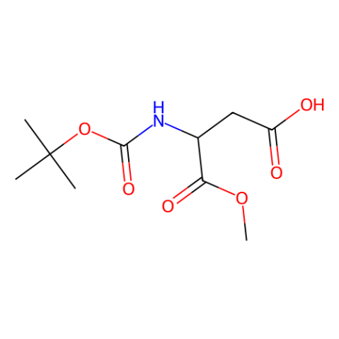 aladdin 阿拉丁 B196137 N-叔丁氧羰基-L-天门冬氨酸1-甲酯 98045-03-5 97%