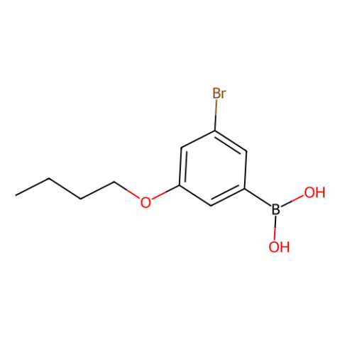 aladdin 阿拉丁 B165761 3-溴-5-丁氧基苯硼酸(含不定量的酸酐) 1072951-84-8 95%
