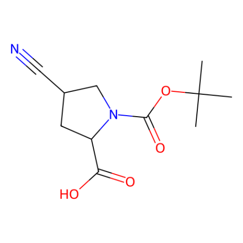 aladdin 阿拉丁 C341113 N-叔丁氧羰基-反-4-氰基-L-脯氨酸 273221-94-6 97%