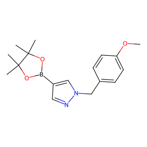 aladdin 阿拉丁 M586368 1-(4-甲氧基苄基)-4-(4,4,5,5-四甲基-1,3,2-二氧硼杂环戊烷-2-基)-1H-吡唑 1105039-88-0 97%