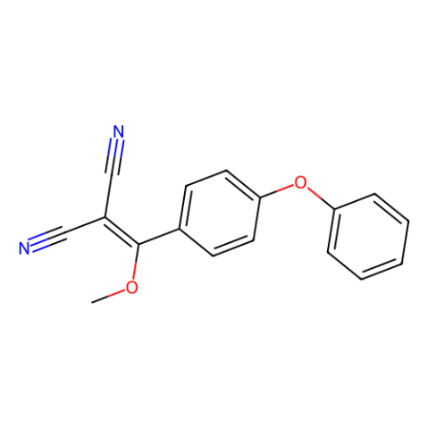 aladdin 阿拉丁 M588747 2-(甲氧基(4-苯氧基苯基)亚甲基)丙二腈 330792-69-3 97%