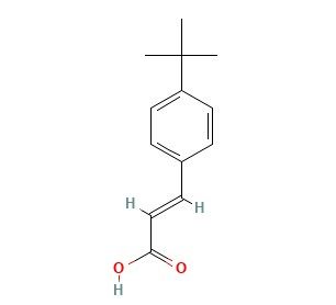 aladdin 阿拉丁 T586599 3-(4-(叔丁基)苯基)丙烯酸 1208-65-7 95%