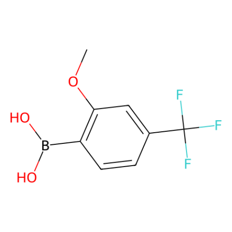 aladdin 阿拉丁 M192668 2-甲氧基-4-(三氟甲基)苯基硼酸（含有数量不等的酸酐） 312936-89-3 98%