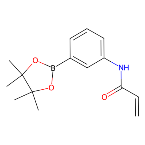 aladdin 阿拉丁 N405091 N-[3-(4,4,5,5-四甲基-1,3,2-二氧杂环戊硼烷-2-基)苯基]丙烯酰胺 874363-18-5 97%