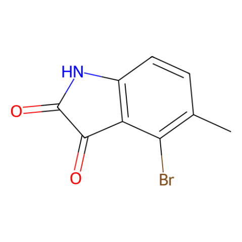 aladdin 阿拉丁 B191001 4-溴-5-甲基二氢吲哚-2,3-二酮 147149-84-6 97%
