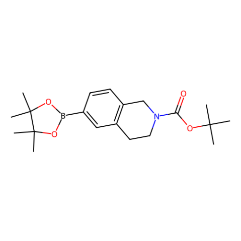 aladdin 阿拉丁 T590596 6-(4,4,5,5-四甲基-1,3,2-二氧杂硼杂环戊烷-2-基)-3,4-二氢异喹啉-2(1H)-羧酸叔丁酯 893566-72-8 97%