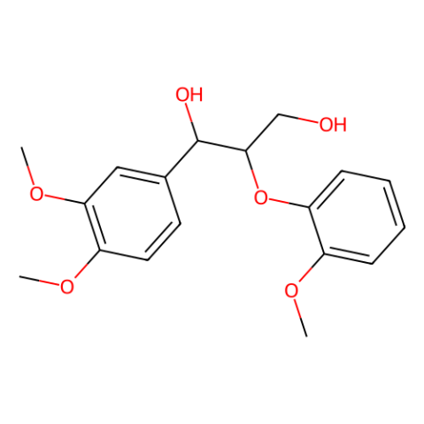 aladdin 阿拉丁 D189513 1-(3,4-二甲氧基苯基)-2-(2-甲氧基苯基)-丙烷-1,3-二醇 10535-17-8 95%