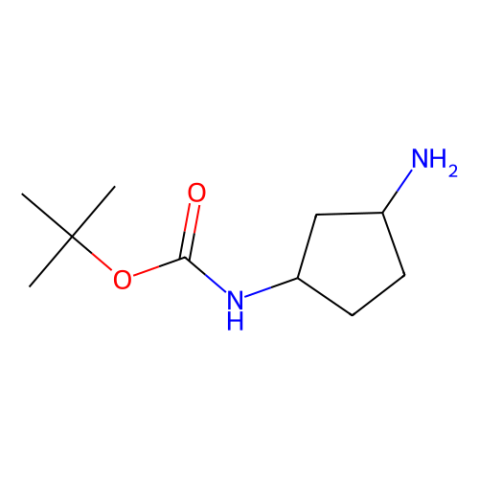 aladdin 阿拉丁 T589778 ((1S,3S)-3-氨基环戊基)氨基甲酸叔丁酯 645400-44-8 97%