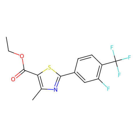 aladdin 阿拉丁 E342079 2-[3-氟-（三氟甲基）苯基]-4-甲基-噻唑-5-羧酸乙酯 317319-21-4 98%
