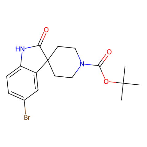 aladdin 阿拉丁 B187423 1'-Boc-5-溴-1,2-二氢-2-氧代螺基[3h-吲哚-3,4'-哌啶] 873779-30-7 95%