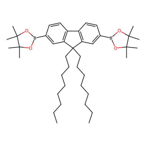 aladdin 阿拉丁 B152098 2,7-双(4,4,5,5-四甲基-1,3,2-二氧硼戊环-2-基)-9,9-二正辛基芴 196207-58-6 >98.0%(HPLC)