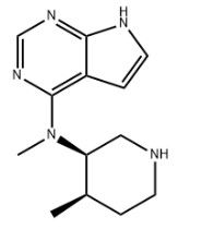aladdin 阿拉丁 N589219 N-甲基-N-((3R,4R)-4-甲基哌啶-3-基-7H-吡咯并[2,3-d]嘧啶-4-胺 477600-74-1 95%