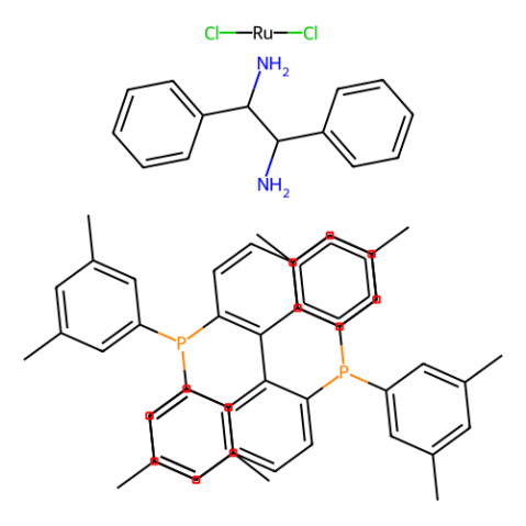 aladdin 阿拉丁 R138507 二氯化[(S)-2,2'-双[二(3,5-二甲苯基)膦]-1,1'-联萘基][(R,R)-1,2-二苯乙烯基二胺]钌(II) 220114-38-5 95%