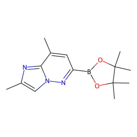 aladdin 阿拉丁 D587784 2,8-二甲基-6-(4,4,5,5-四甲基-1,3,2-二氧硼杂环戊烷-2-基)咪唑并[1,2-b]哒嗪 1825352-86-0 98%