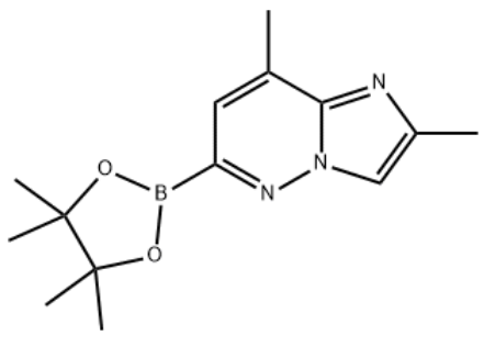aladdin 阿拉丁 D587784 2,8-二甲基-6-(4,4,5,5-四甲基-1,3,2-二氧硼杂环戊烷-2-基)咪唑并[1,2-b]哒嗪 1825352-86-0 98%