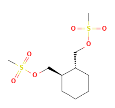 aladdin 阿拉丁 R587824 (R,R)-1,2-双(甲磺酰基氧基甲基)环己烷 186204-35-3 98%