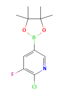 aladdin 阿拉丁 C586315 6-氯-5-氟吡啶-3-硼酸频那醇酯 1073312-28-3 96%