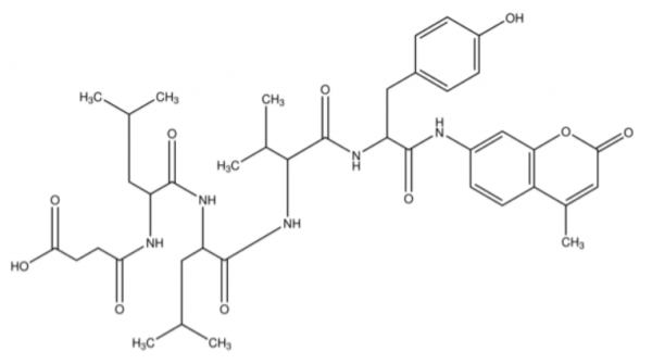 aladdin 阿拉丁 S380686 N-琥珀酰-Leu-Leu-Val-Tyr-7-氨基-4-甲基香豆素(三氟乙酸盐） 94367-21-2 95%