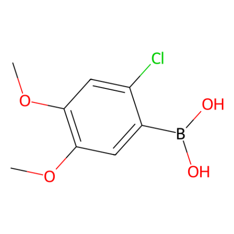 aladdin 阿拉丁 C590829 2-氯-4,5-二甲氧基苯基硼酸 (含不同量的酸酐) 950662-22-3 98%