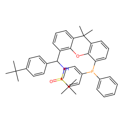 aladdin 阿拉丁 S282286 [S（R）]-N-[（R）-[4-（1,1-二甲基乙基）苯基] [5-（二苯基膦基）-9,9-二甲基-9H-黄嘌呤-4-基]甲基]-2-甲基-2-丙烷亚磺酰胺 2160535-58-8 95%