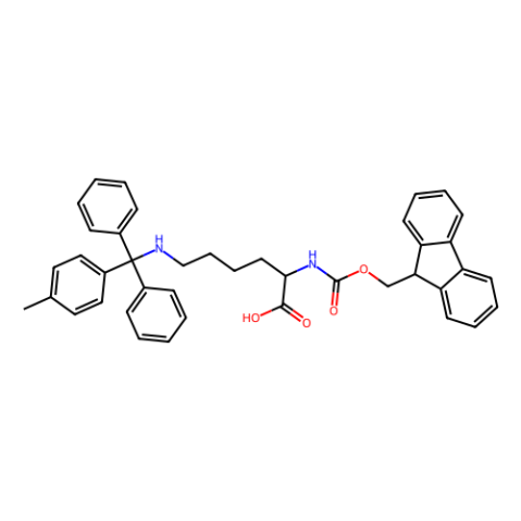 aladdin 阿拉丁 R587964 (R)-2-((((9H-芴-9-基)甲氧基)羰基)氨基)-6-((二苯基(对甲苯基)甲基)氨基)己酸 198544-94-4 97%