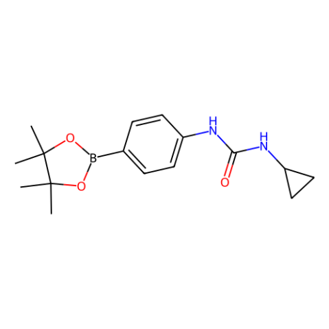 aladdin 阿拉丁 C187487 4-(3-环丙基脲)苯硼酸频哪酯 874297-79-7 98%