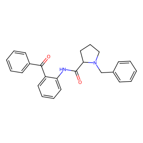 aladdin 阿拉丁 S405273 (S)-N-(2-苯甲酰基苯基)-1-苄基吡咯烷-2-甲酰胺 96293-17-3 98%