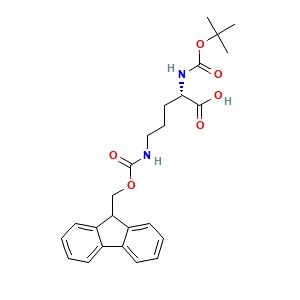 aladdin 阿拉丁 B116723 N-叔丁氧羰基-N'-芴甲氧羰基-L-鸟氨酸 150828-96-9 99%