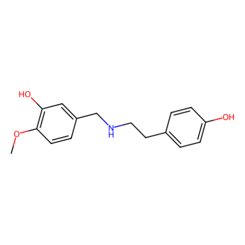 aladdin 阿拉丁 N345029 N-（对羟基苯乙基）-N-（3-羟基-4-甲氧基）苄胺 4579-60-6 95%