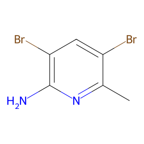 aladdin 阿拉丁 A139439 2-氨基-3.5-二溴-6-甲基吡啶 91872-10-5 ≥98.0%(GC)