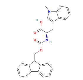aladdin 阿拉丁 S587005 S-2-((((9H-芴-9-基)甲氧基)羰基)氨基)-3-(1-甲基-1H-吲哚-3-基)丙酸 1334509-86-2 98%