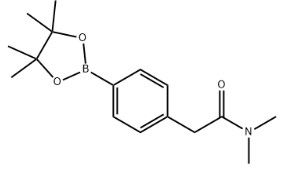 aladdin 阿拉丁 N586805 N,N-二甲基-2-(4-(4,4,5,5-四甲基-1,3,2-二氧硼杂环戊烷-2-基)苯基)乙酰胺 1256359-80-4 98%