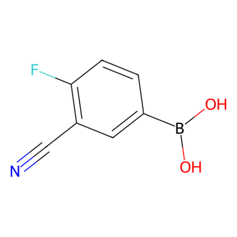 aladdin 阿拉丁 C138484 3-氰基-4-氟苯基硼酸(含有数量不等的酸酐) 214210-21-6 98%