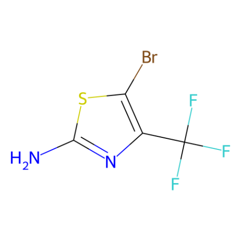 aladdin 阿拉丁 B181313 5-溴-4-(三氟甲基)噻唑-2-胺 136411-21-7 96%