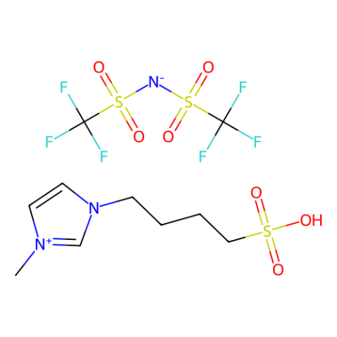 aladdin 阿拉丁 M404715 1-甲基-3-(4-磺丁基)咪唑鎓双(三氟甲磺酰基)亚胺 909390-59-6 95%