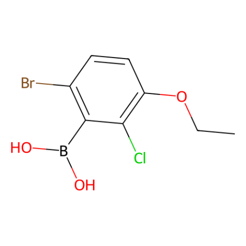 aladdin 阿拉丁 B188850 6-溴-2-氯-3-乙氧基苯基硼酸（含有数量不等的酸酐） 957121-15-2 98%