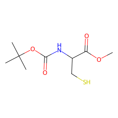 aladdin 阿拉丁 N351956 N-(叔丁氧羰基)-L-半胱氨酸甲酯 55757-46-5 ≥97%