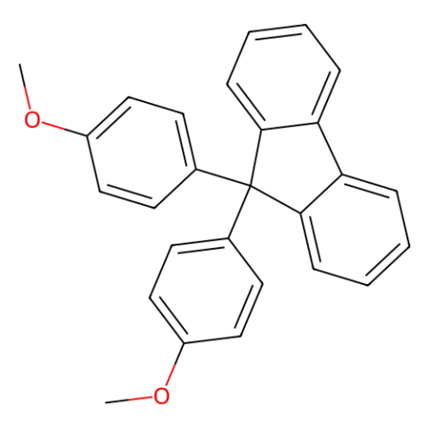 aladdin 阿拉丁 B405298 9,9-双(4-甲氧基苯基)-9H-芴 117766-40-2 98%