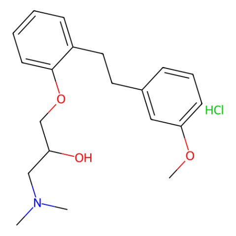 aladdin 阿拉丁 D154160 1-(二甲氨基)-3-[2-(3-甲氧基苯乙基)苯氧基]-2-丙醇盐酸盐 135261-74-4 >98.0%(HPLC)