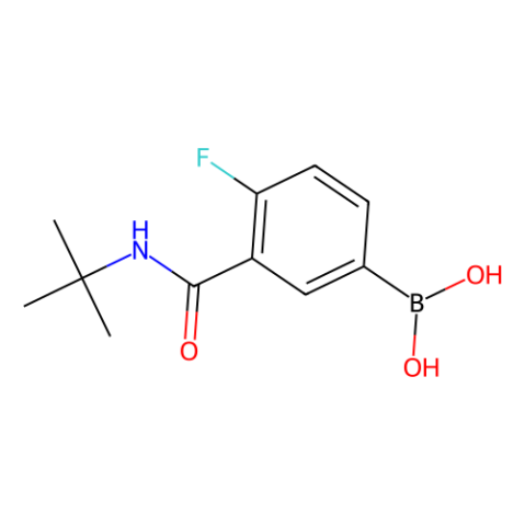aladdin 阿拉丁 B301429 3-(叔丁基氨基羰基)-4-氟苯硼酸 （含有数量不等的酸酐） 874219-26-8 ≥95%
