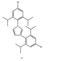 aladdin 阿拉丁 B590686 1,3-双(4-溴-2,6-二异丙基苯基)-1H-咪唑-3-鎓氯化物 909898-73-3 98%