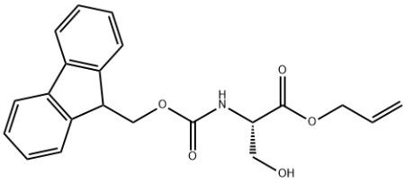 aladdin 阿拉丁 S587082 (S)-2-((((9H-芴-9-基)甲氧基)羰基)氨基)-3-羟基丙酸烯丙基酯 136497-85-3 96%