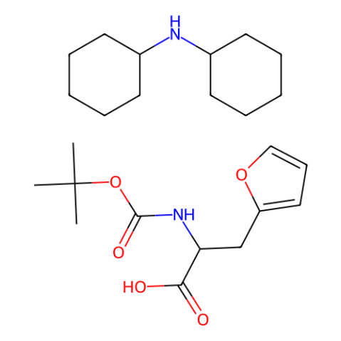 aladdin 阿拉丁 B475724 Boc-β-(2-呋喃基)-丙氨酸-OH二环己基铵盐 331730-08-6 98%