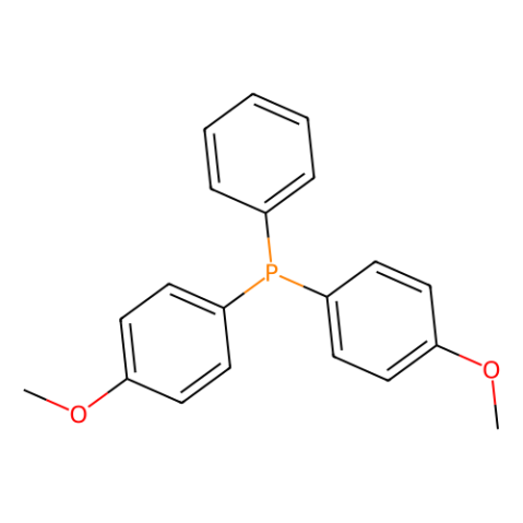 aladdin 阿拉丁 B587190 双(4-甲氧基苯基)苯基膦 14180-51-9 98%